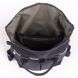 Городской модный женский тканевый рюкзак черного цвета повседневный практичный вместительный средний 00272 МВ00272 фото 6