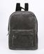 Женский небольшой городской рюкзак из вельветовой ткани темно серого цвета 00788 МВ00788 фото 1