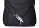 Городской молодежный рюкзак черного цвета среднего размера с рисунком вышивкой 000760 000760 фото 5