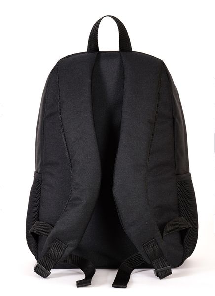 Городской молодежный рюкзак черного цвета среднего размера с рисунком вышивкой 010137 010137 фото