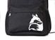 Городской молодежный рюкзак черного цвета среднего размера с рисунком вышивкой 010137 010137 фото 5