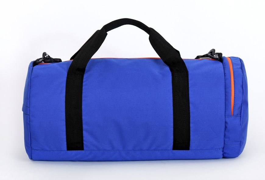 Стильна спортивна яскрава синя сумка із міцної водонепроникної тканини для тренувань та подорожей 0018679 фото
